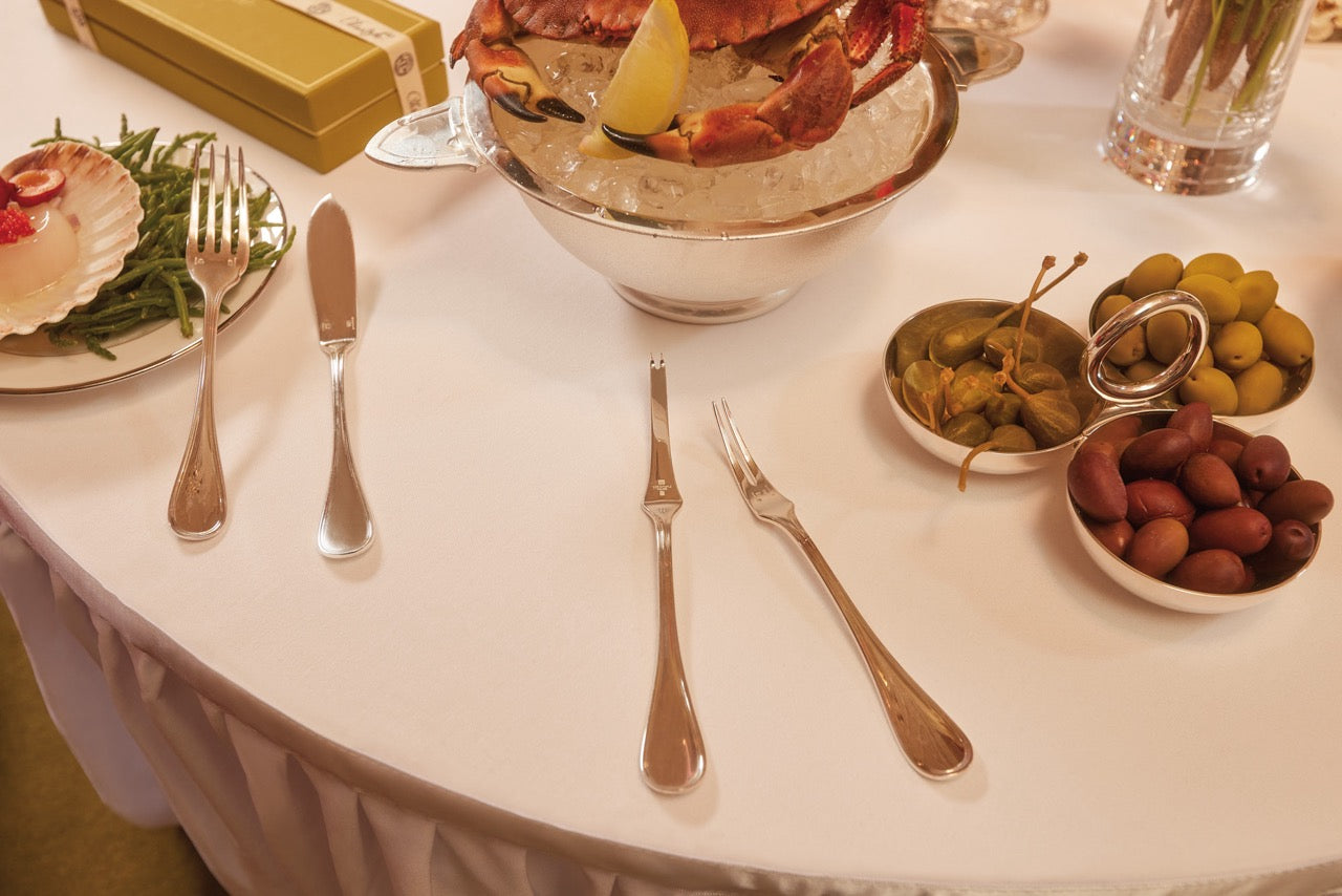 Vertigo Silver-plated 3-Part Server, Large