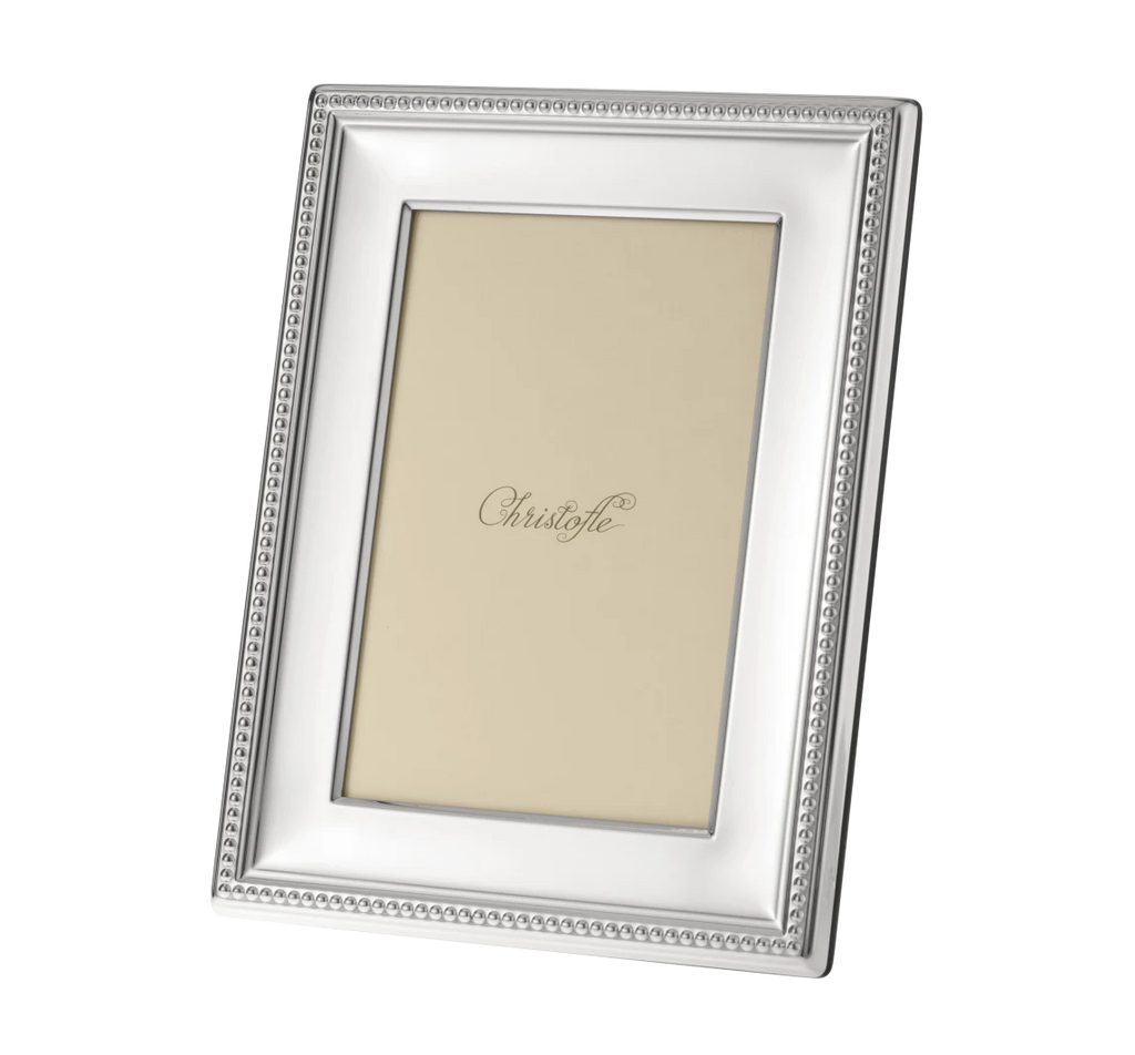 Perles Silver-plated 5" x 7" Picture Frame