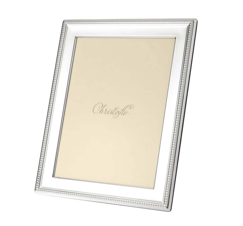 Perles Silver-plated 7" x 9" Picture Frame
