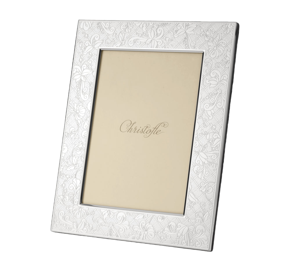 Jardin d’Eden Silver-plated 4" x 6" Picture Frame