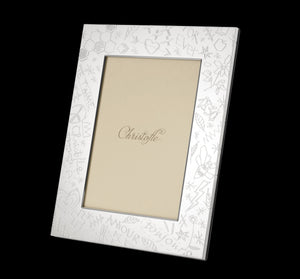 Graffiti Silver-plated 5" x 7" Picture Frame