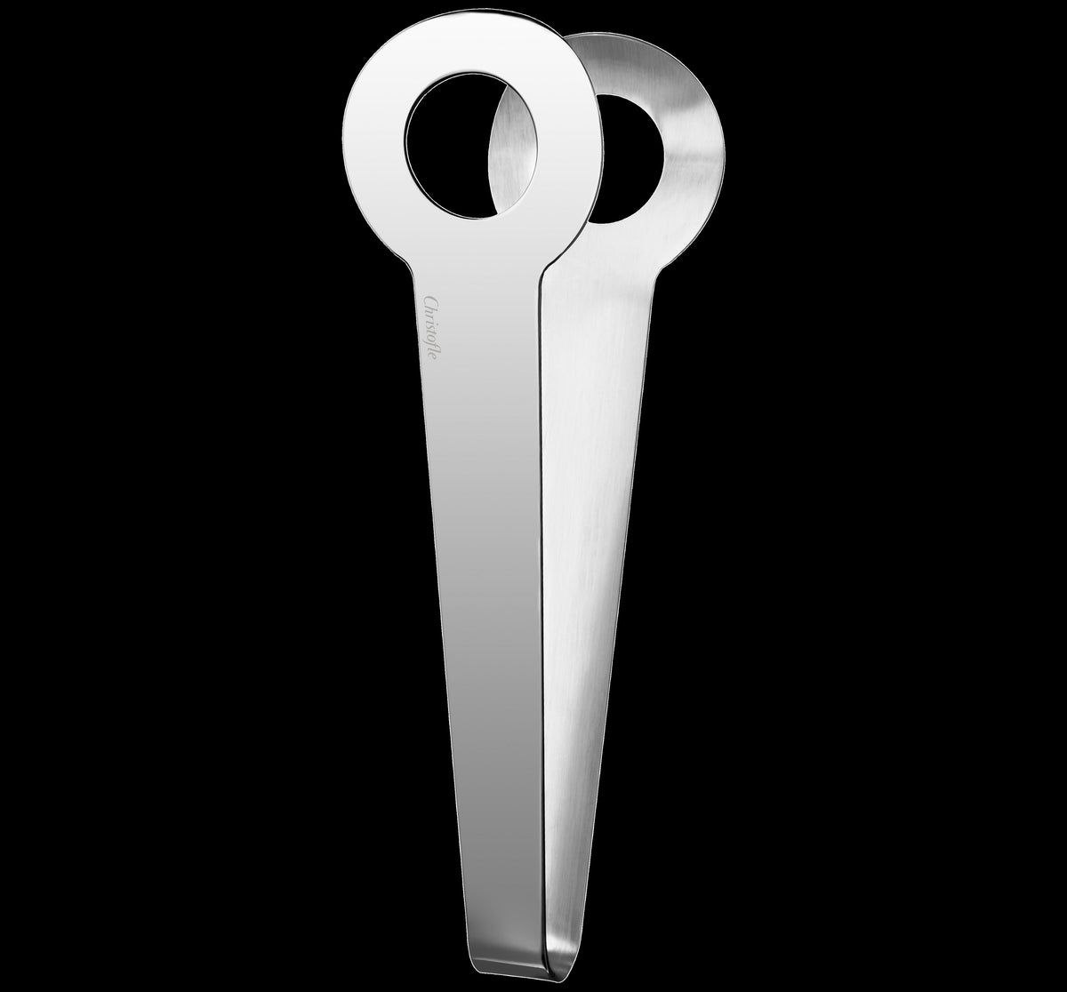Oh de Christofle Stainless Steel Ice Tongs