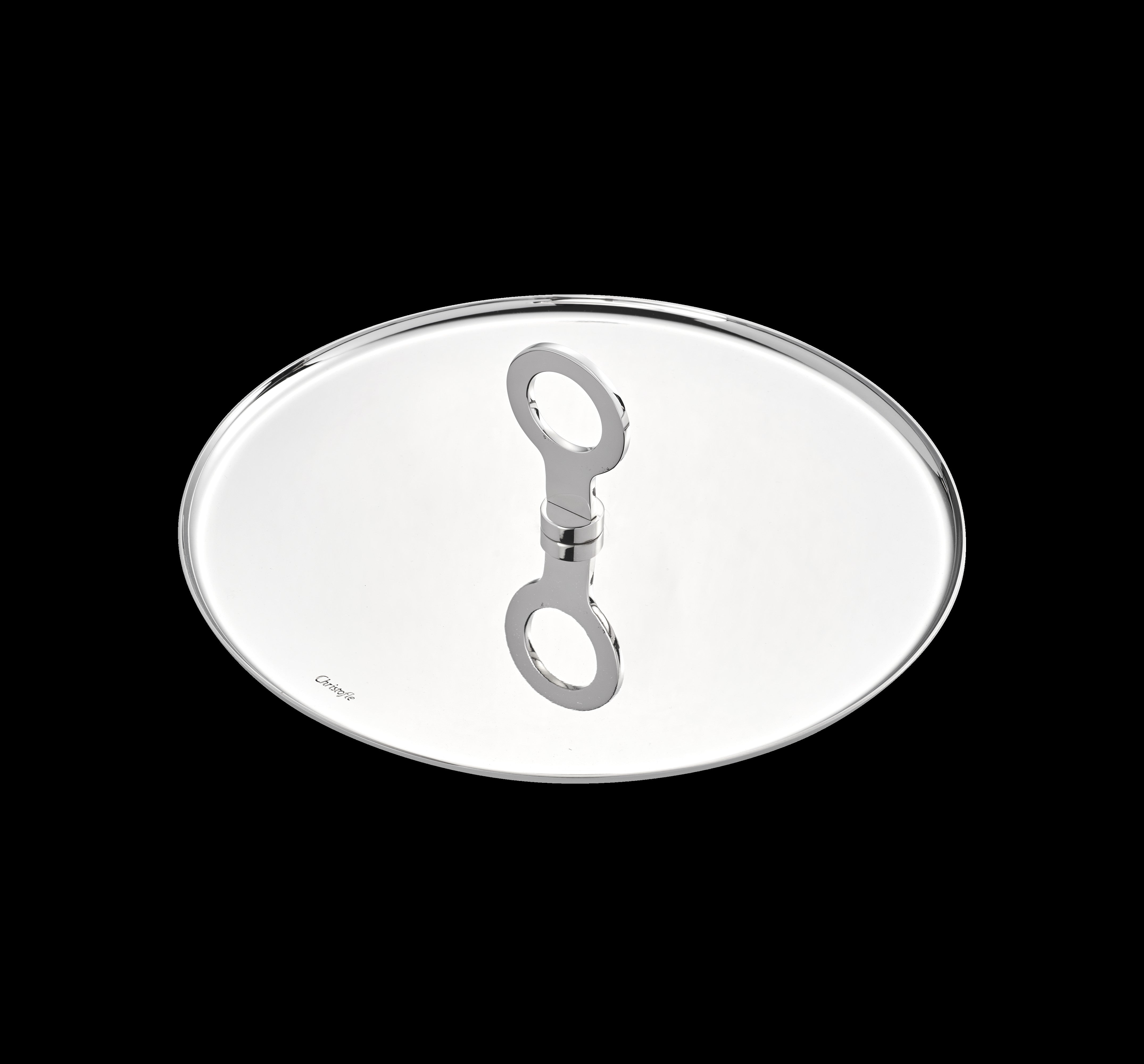 Oh de Christofle Stainless Steel Cocktail Plate