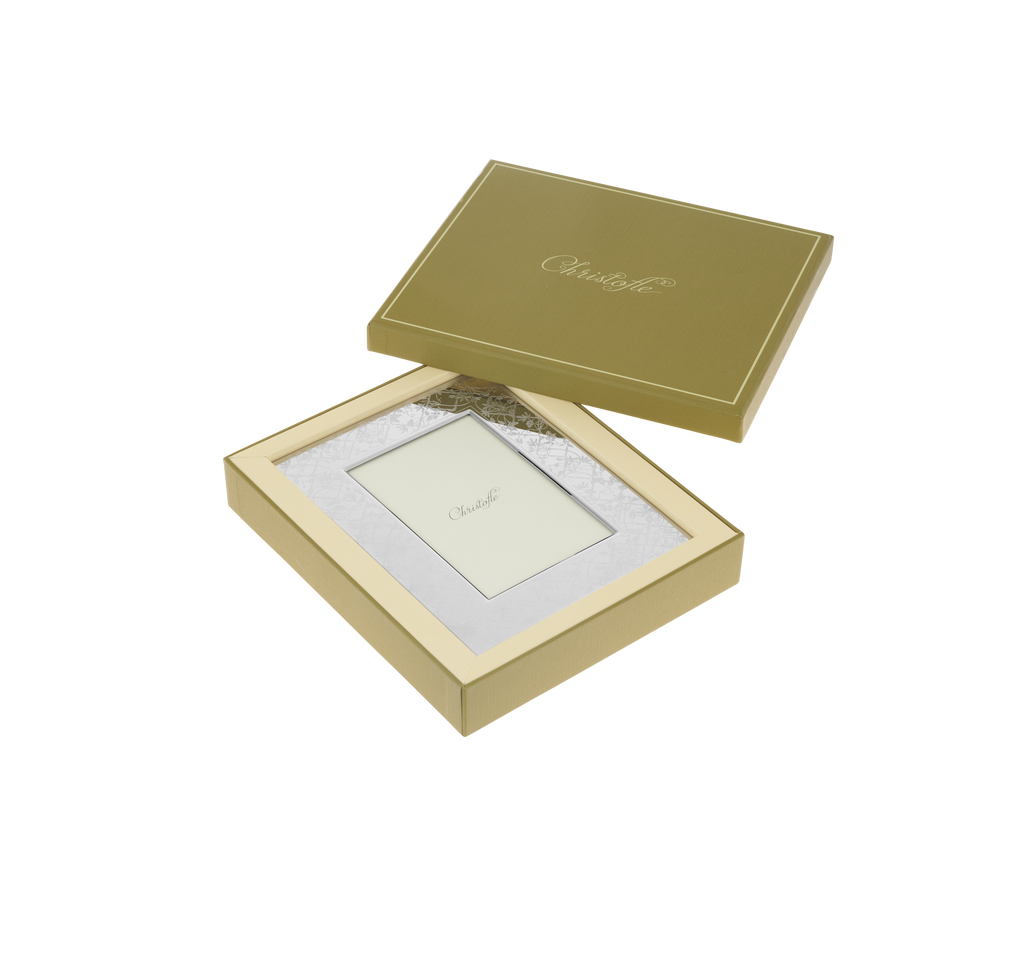Les Fables Stainless Steel 4x6 Picture Frame