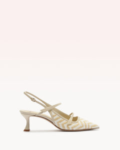 Tita Raffia Zig 60 in Eggshell