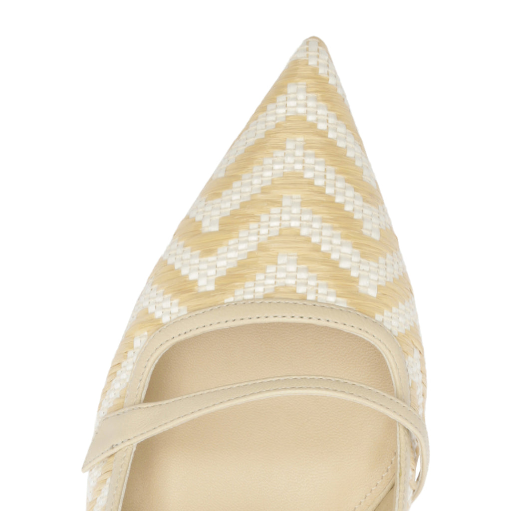 Tita Raffia Zig 60 in Eggshell