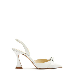 Clarita Bell Slingback 85 in White