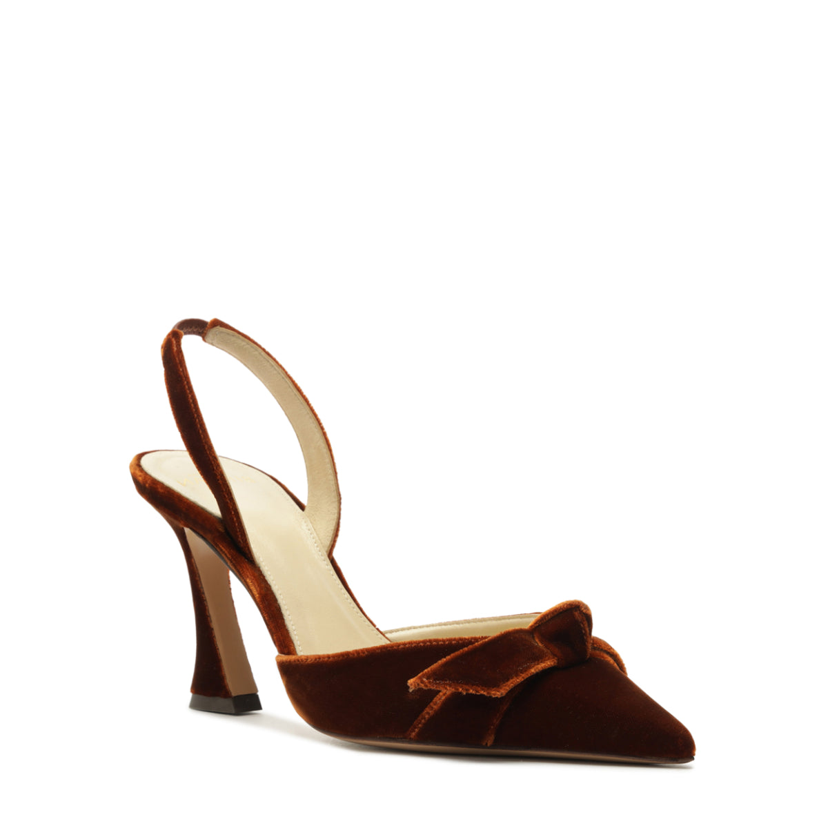 Clarita Bell Slingback 85 in Cuoio