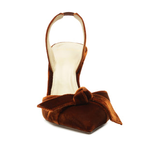 Clarita Bell Slingback 85 in Cuoio