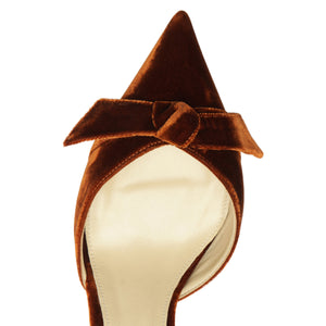Clarita Bell Slingback 85 in Cuoio
