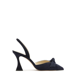 Clarita Slingback 85 in Navy