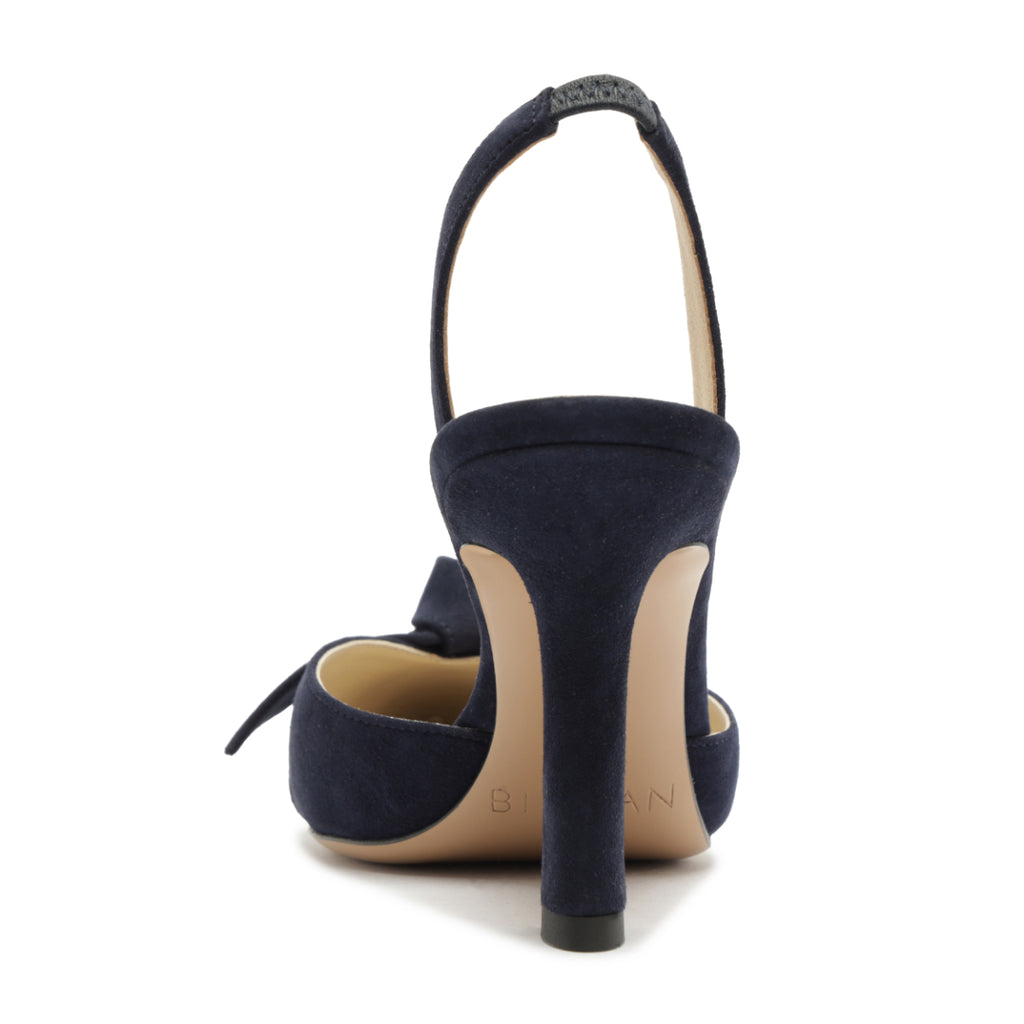 Clarita Slingback 85 in Navy