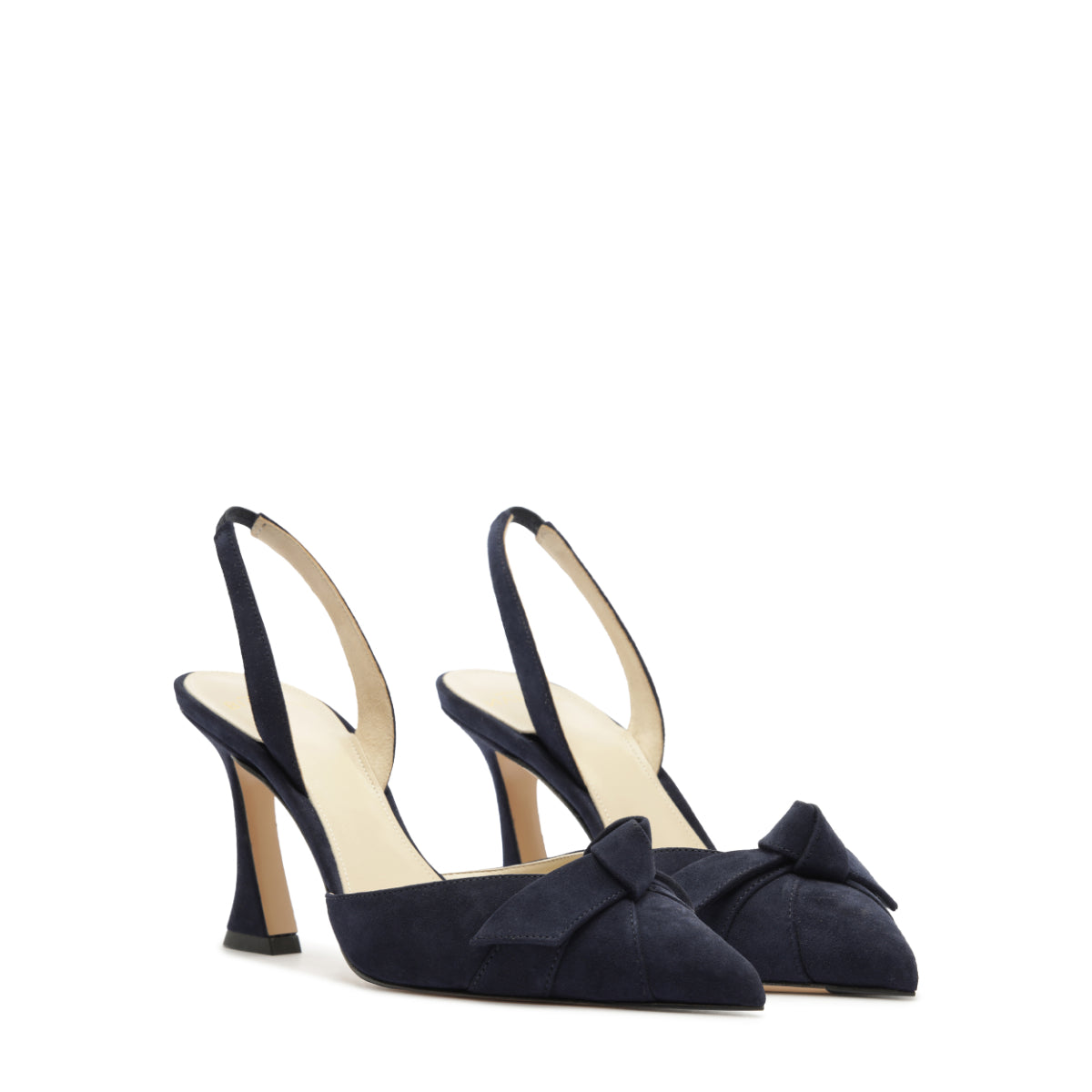 Clarita Slingback 85 in Navy