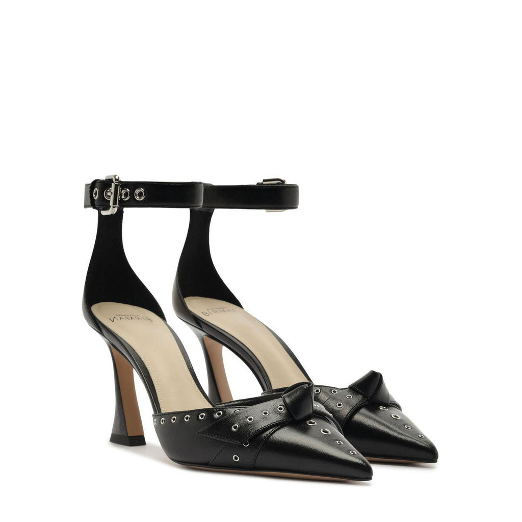 Clarita Buckle Mini Eyelet 85 in Black
