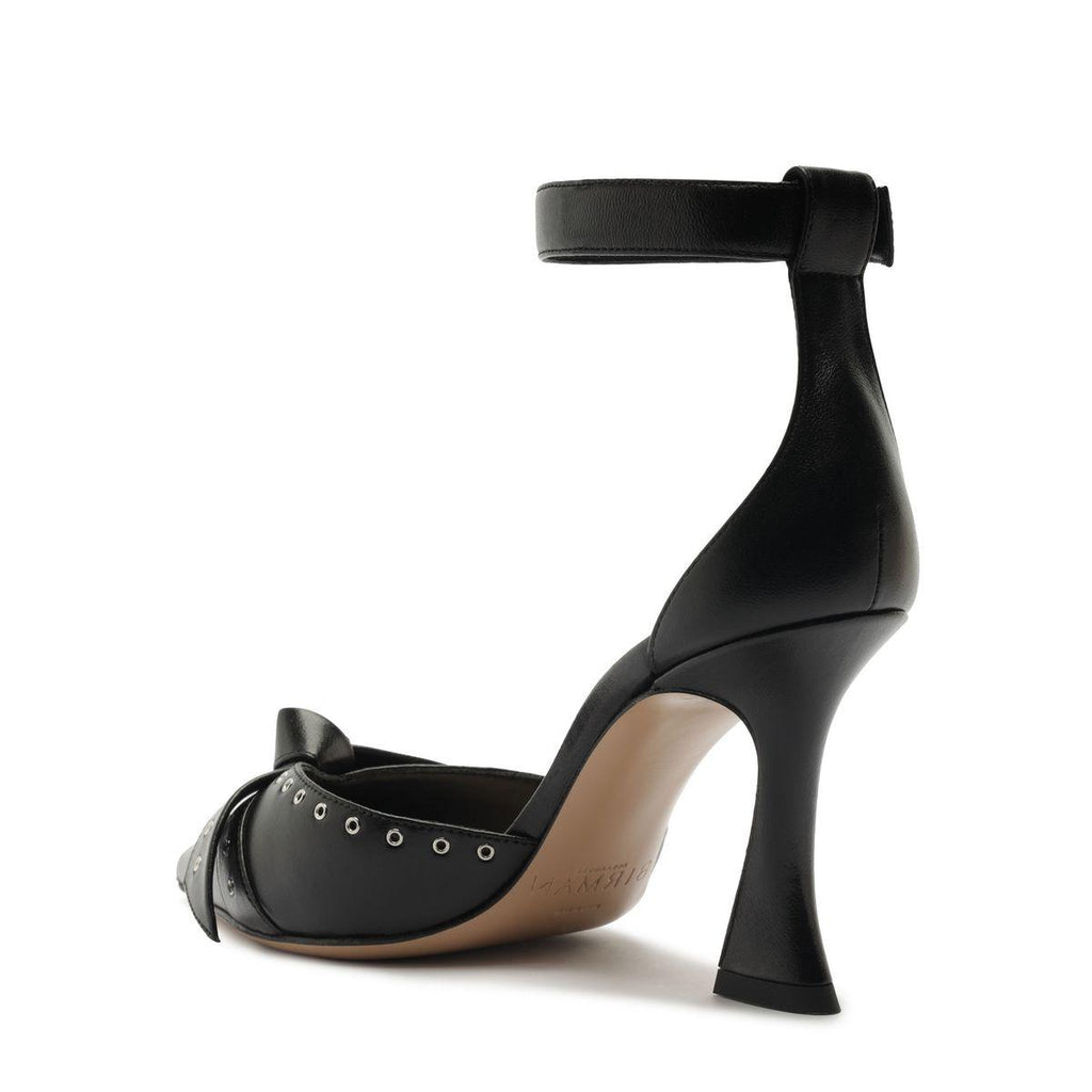 Clarita Buckle Mini Eyelet 85 in Black