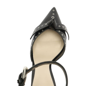 Clarita Buckle Mini Eyelet 85 in Black