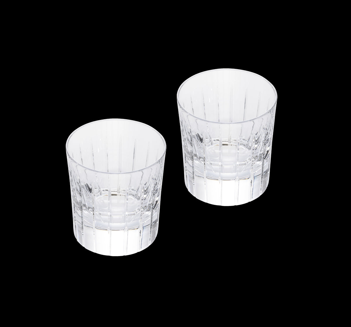 Iriana Crystal Double Old Fashioned Glasses, Set of 2