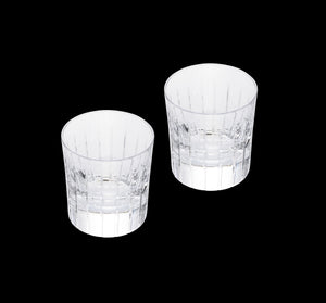 Iriana Crystal Double Old Fashioned Glasses, Set of 2