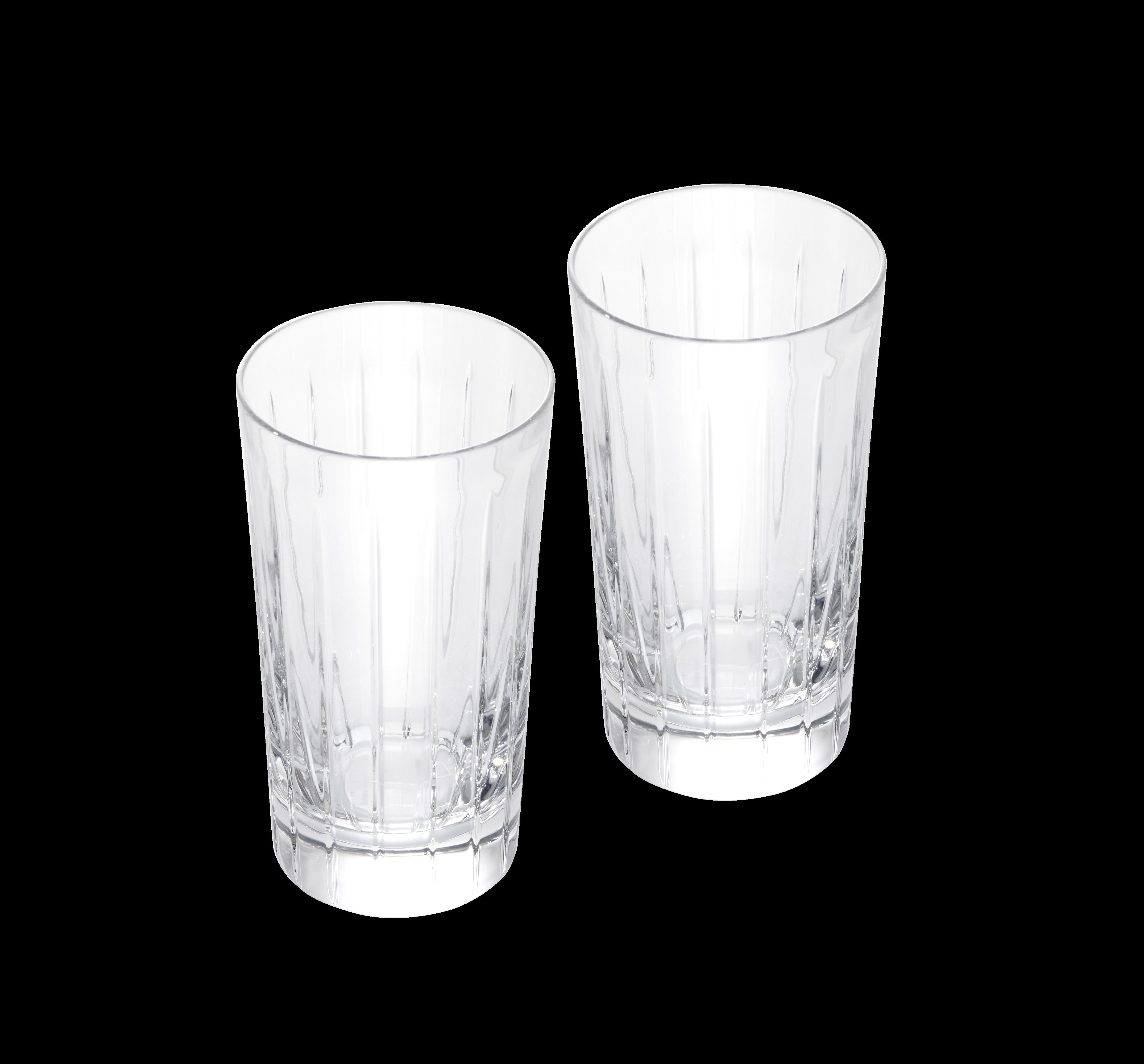 Iriana Crystal Highball Glasses, Set of 2