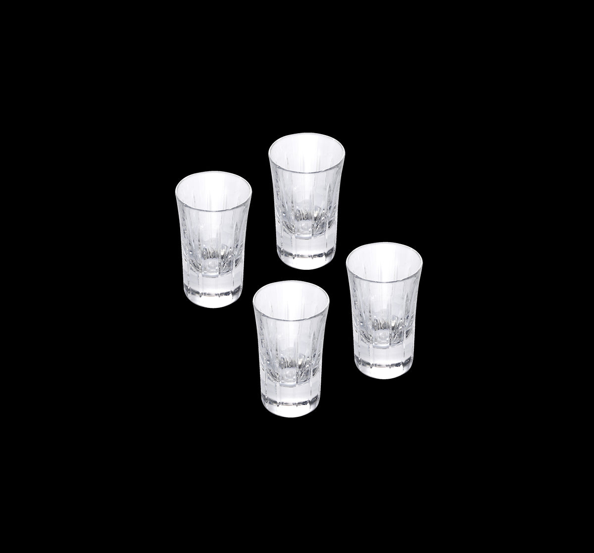 Iriana Crystal Vodka Glasses, Set of 4