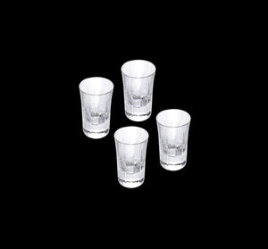 Iriana Crystal Vodka Glasses, Set of 4