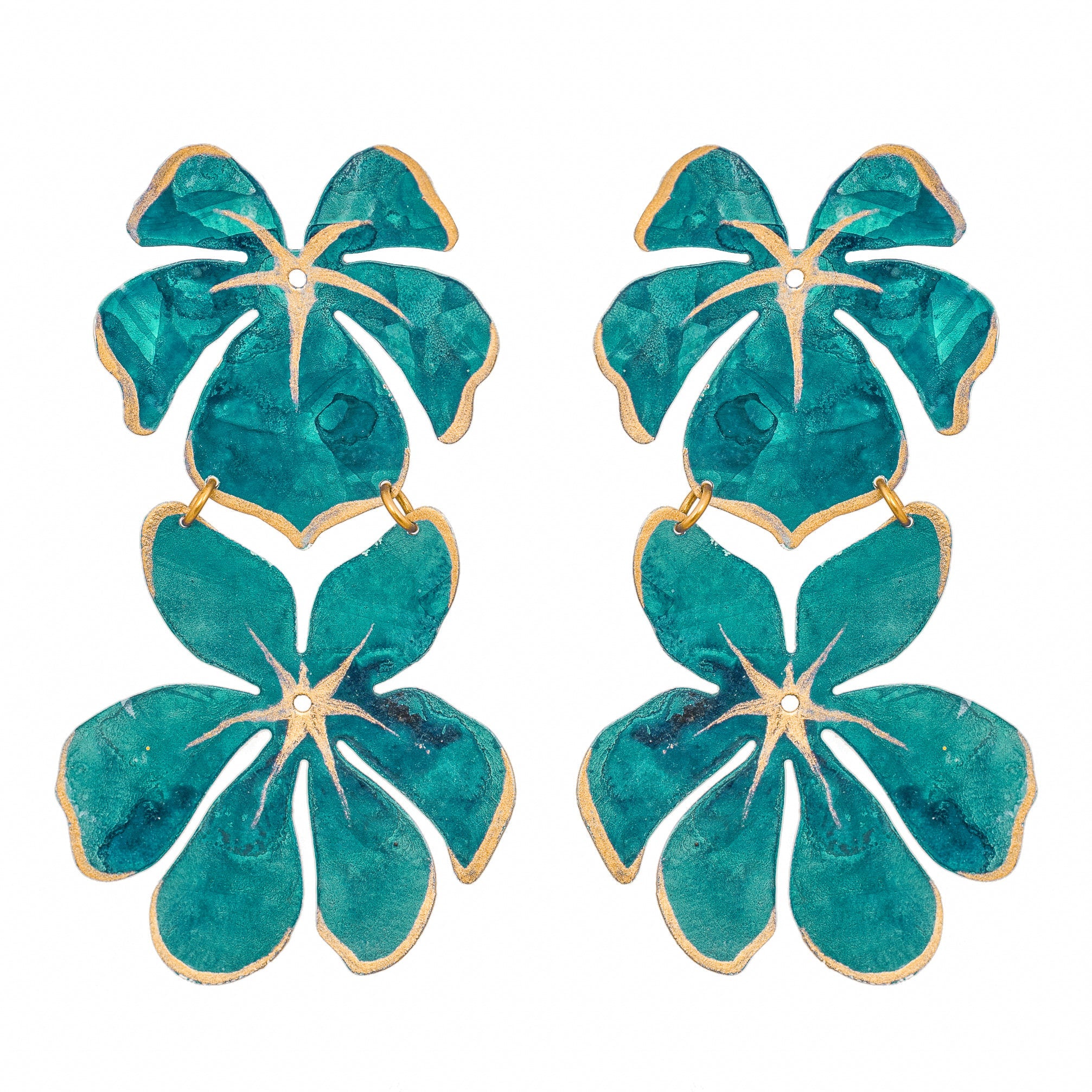 Teal Tahiti Earrings