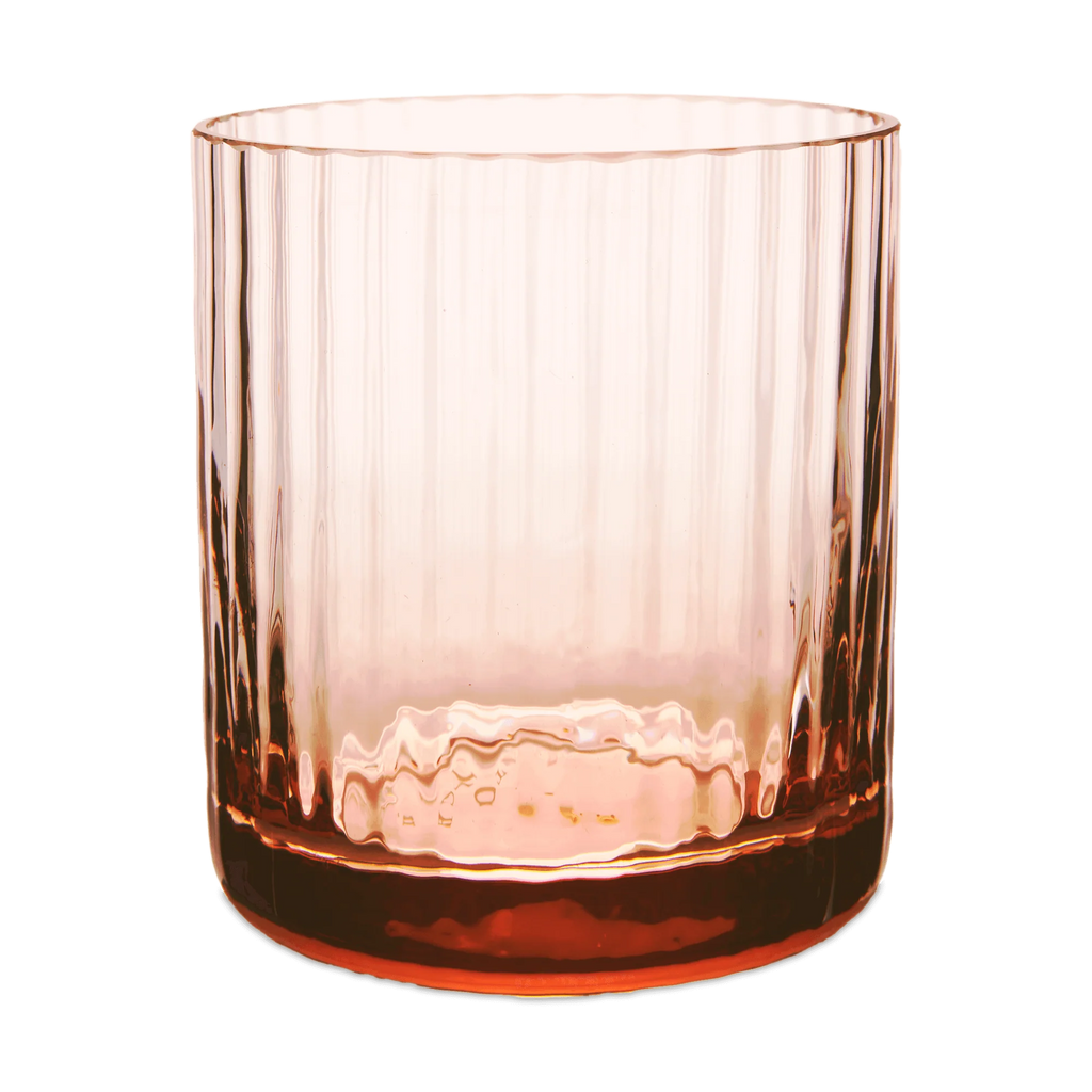 Bembo Rocks Glass, Pleat Set of 2