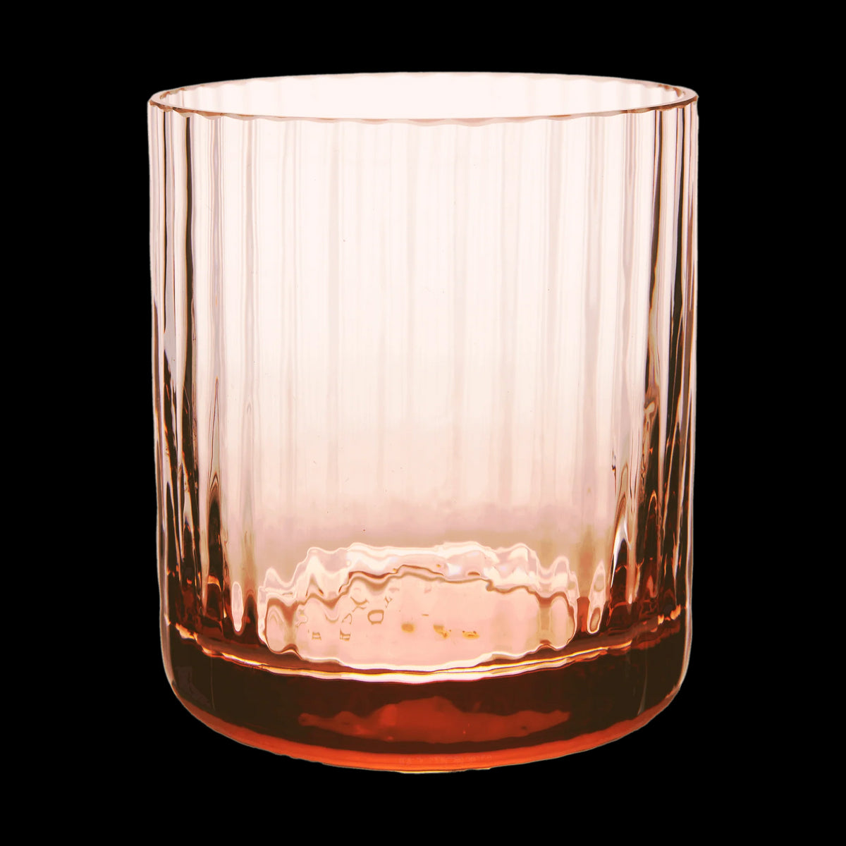 Bembo Rocks Glass, Pleat Set of 2