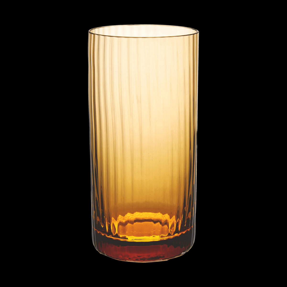 Bembo Highball Glass, Pleat Set of 2