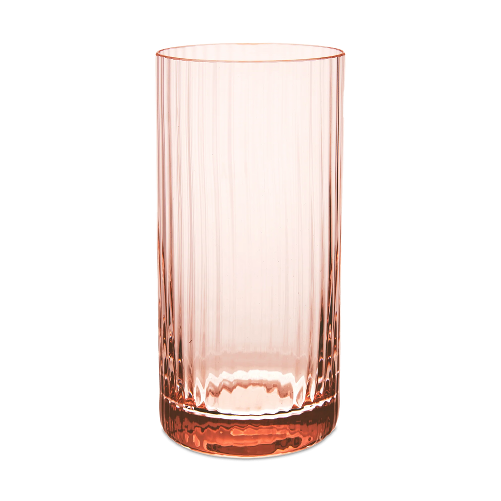 Bembo Highball Glass, Pleat Set of 2