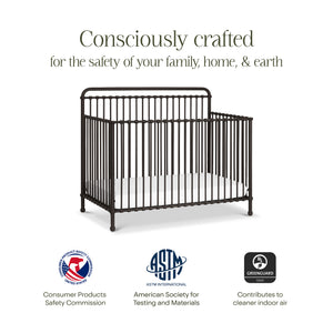 Winston 4-in-1 Convertible Crib in Vintage Iron