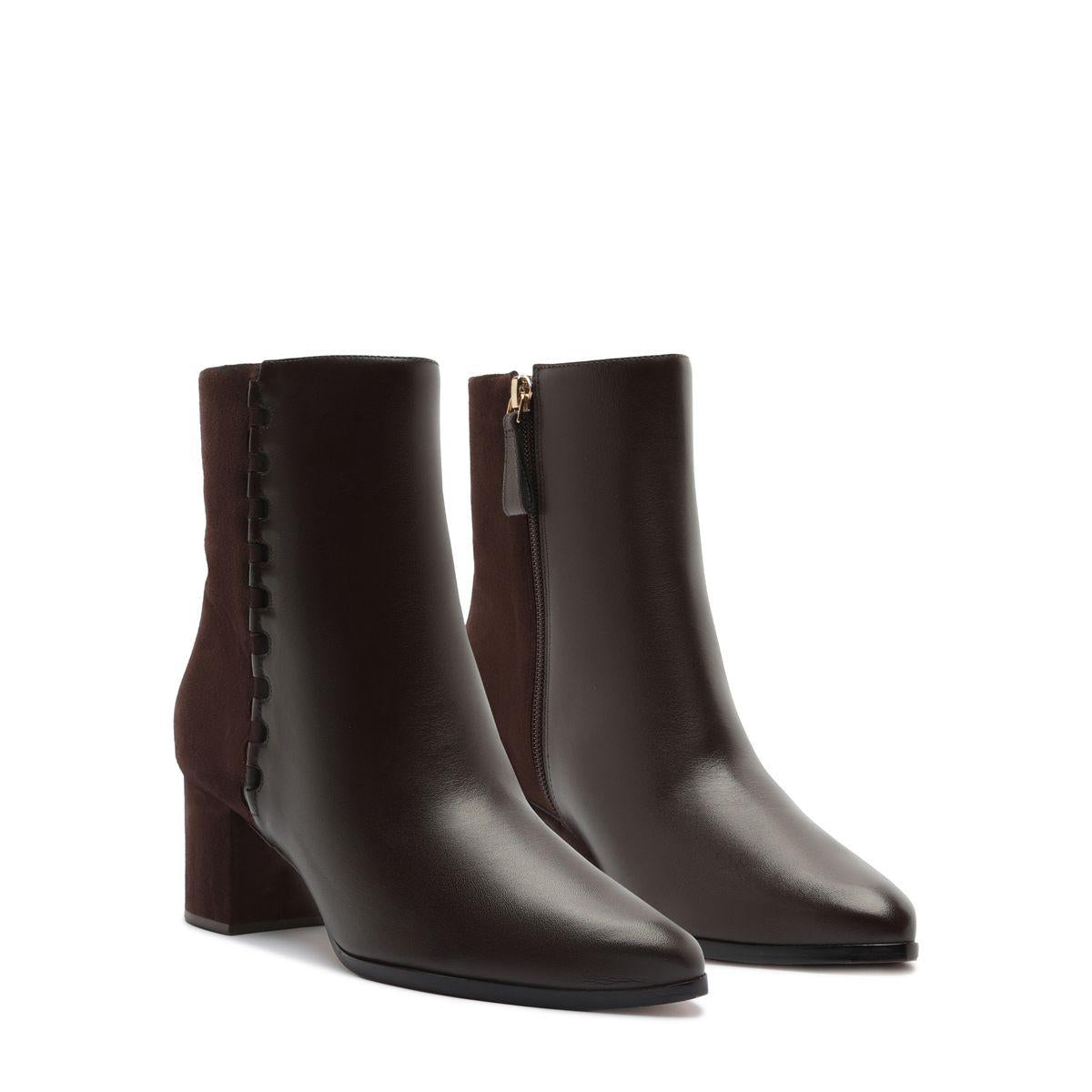 Jesse Bootie 60 in Dark Brown