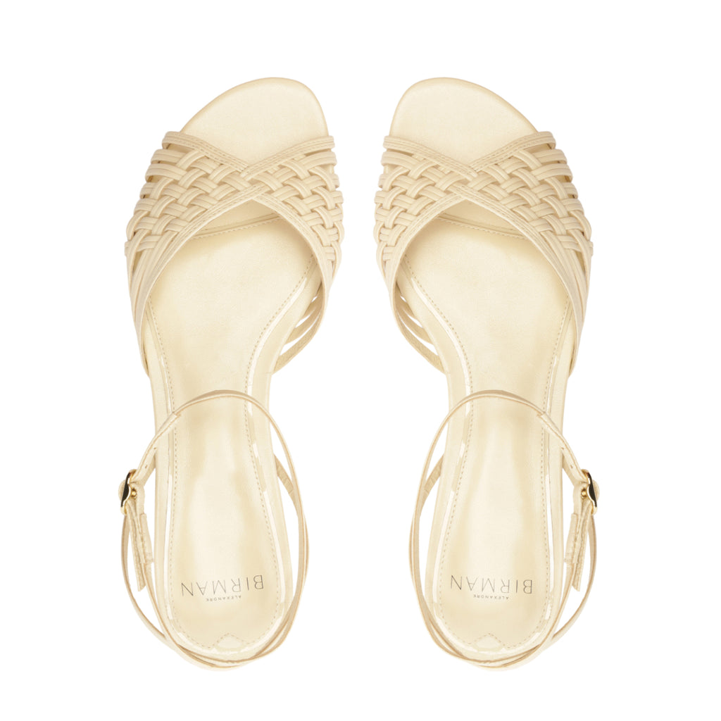 Lilian Flat in Eggshell