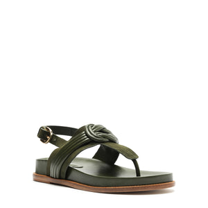 Vicky Sandal in Botanic Green