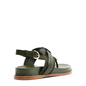 Vicky Sandal in Botanic Green