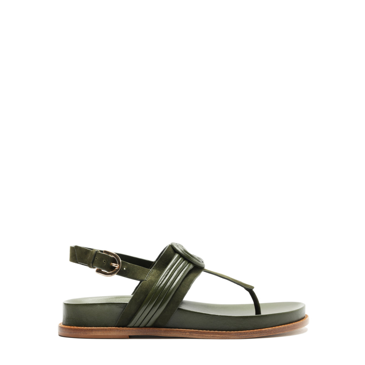 Vicky Sandal in Botanic Green