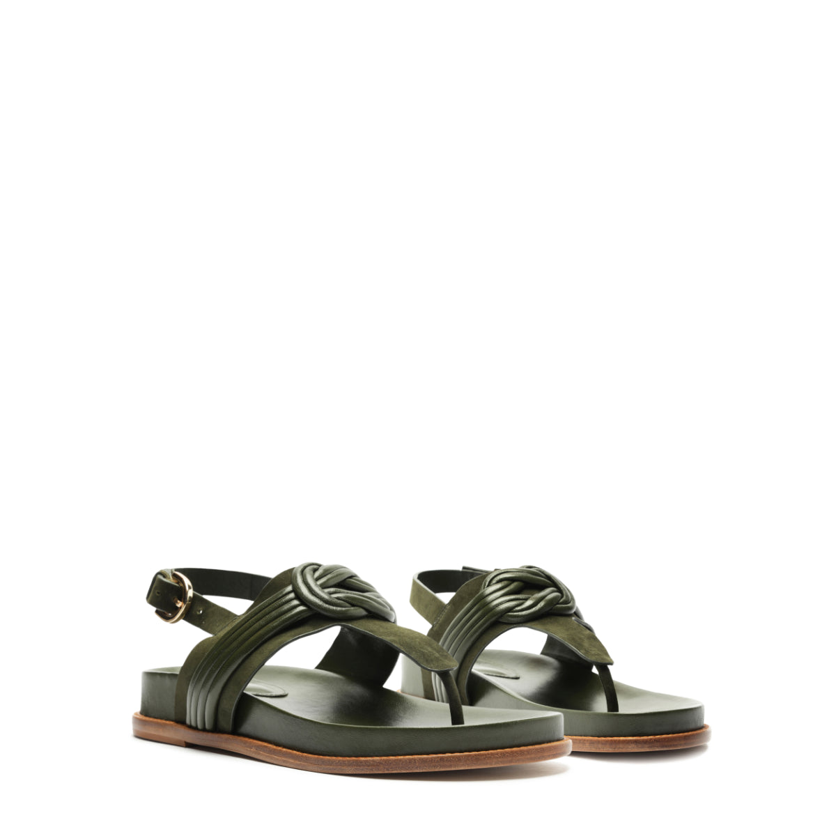 Vicky Sandal in Botanic Green