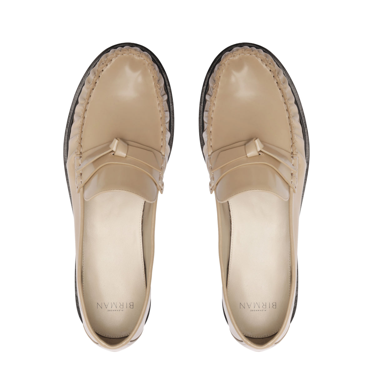 Clarita Laser Loafer in Semolina