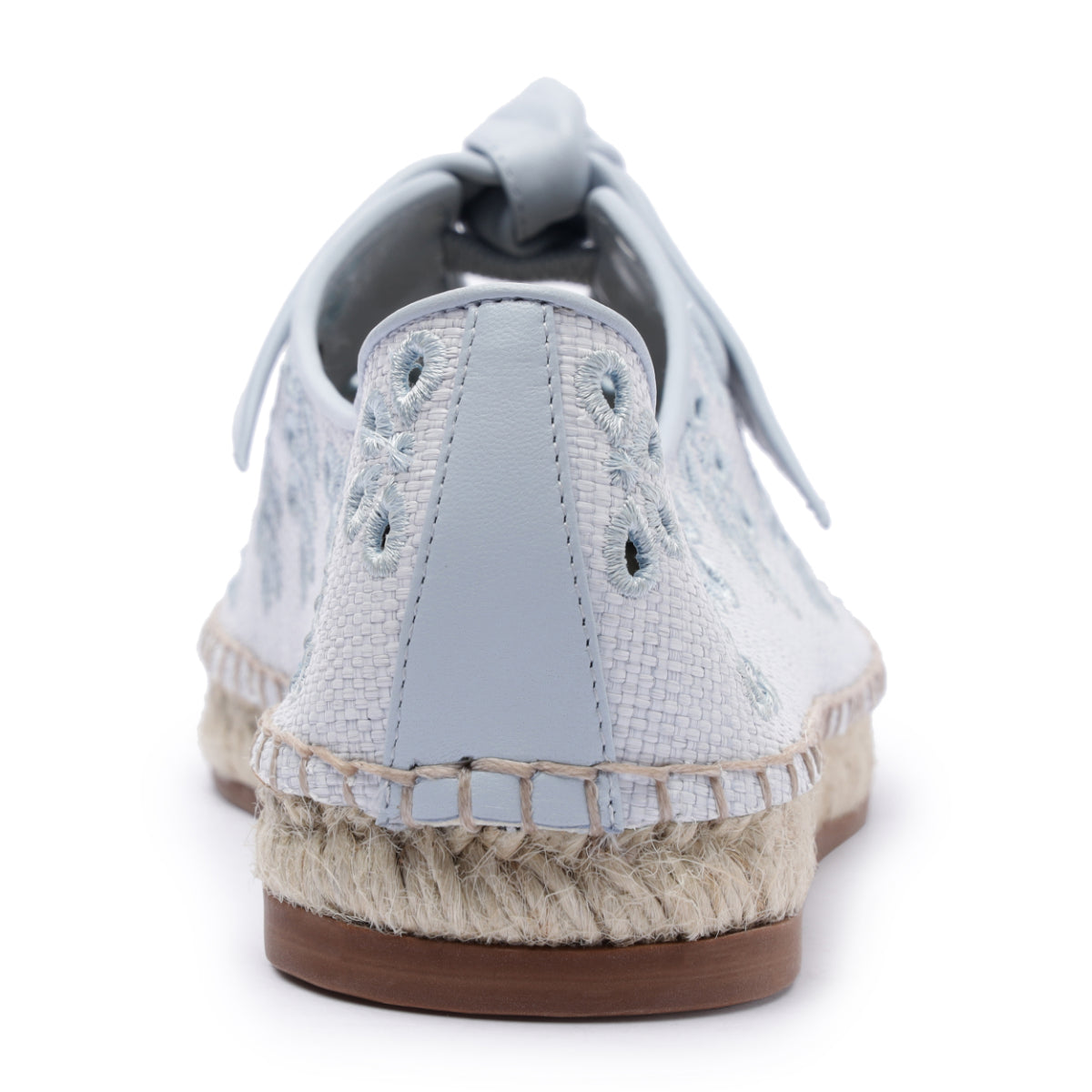Clarita Summer Slipper Embroidery in Serene Blue