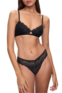 Lara Triangle Bralette in Black