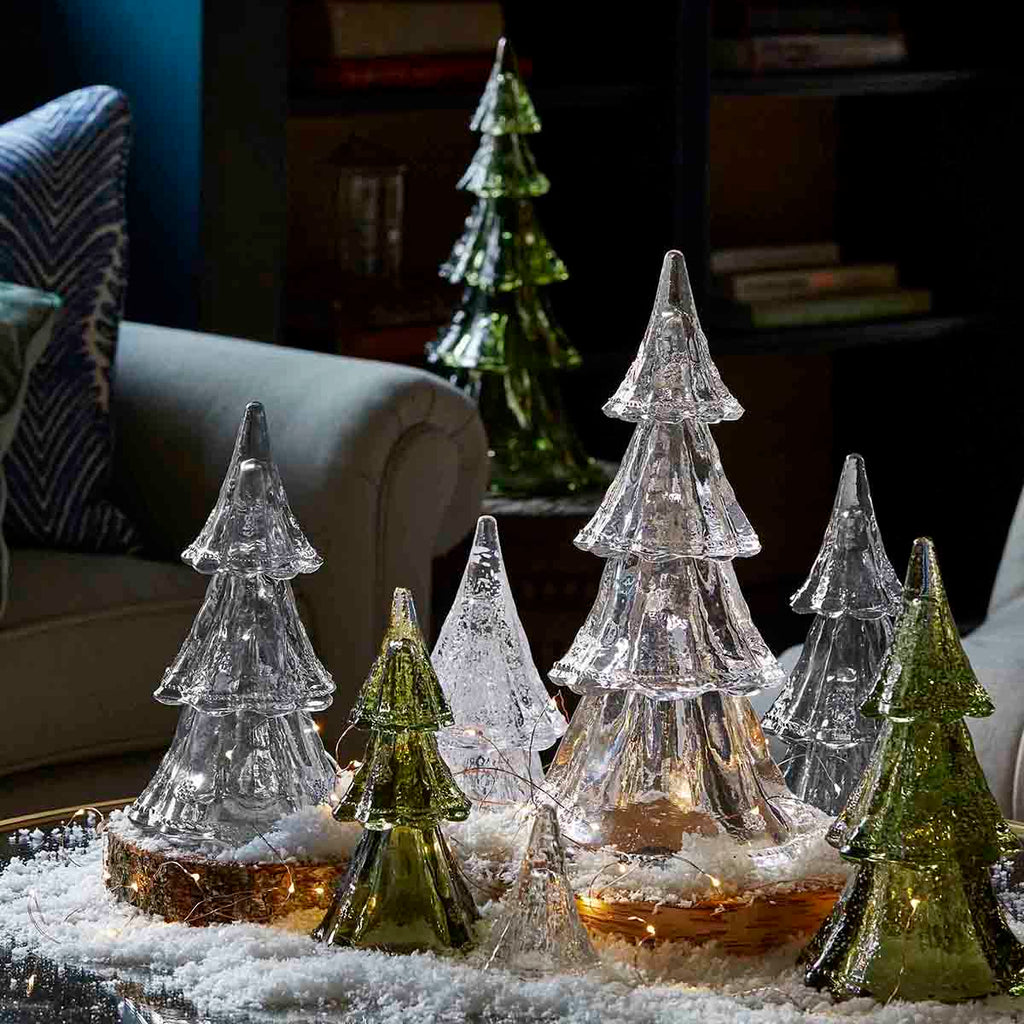 Berry & Thread 9.5" Tree in Evergreen, Set of 3