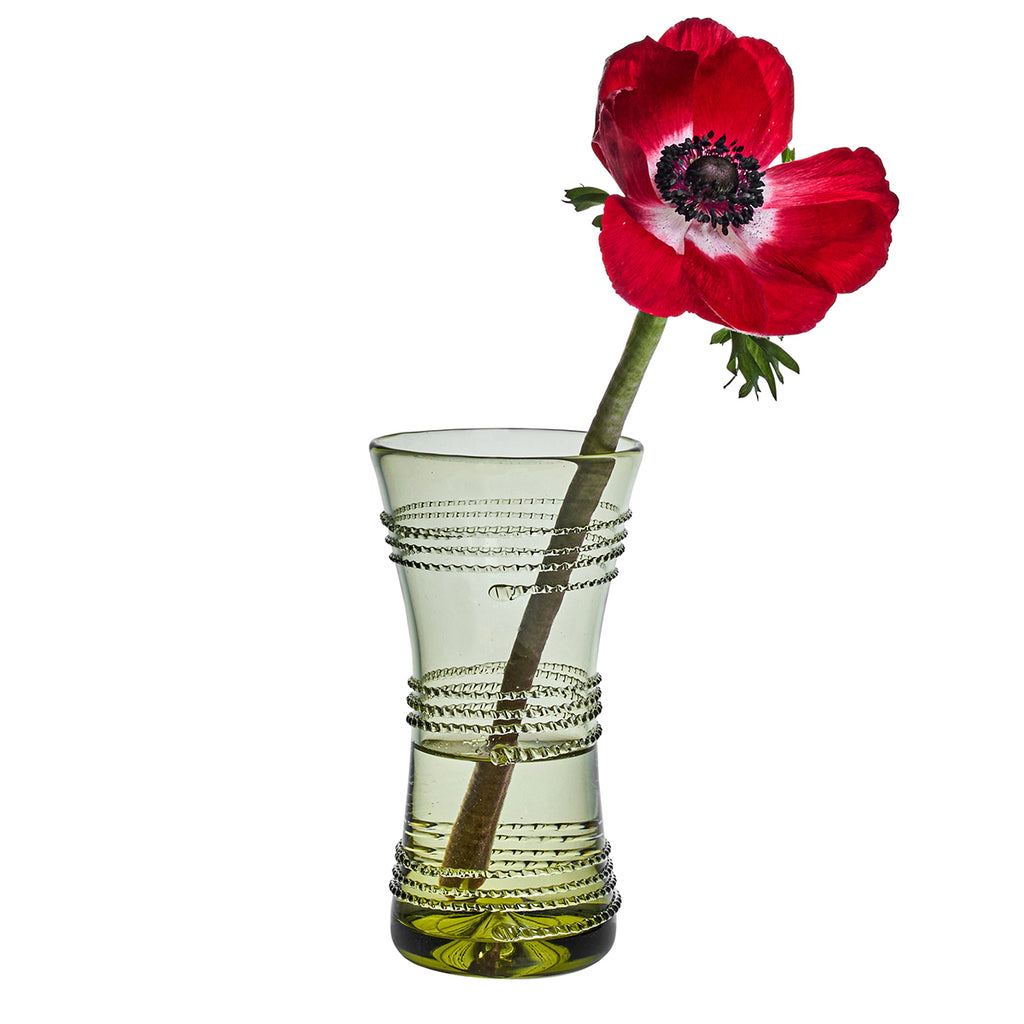 Ella 6" Corset Vase in Green