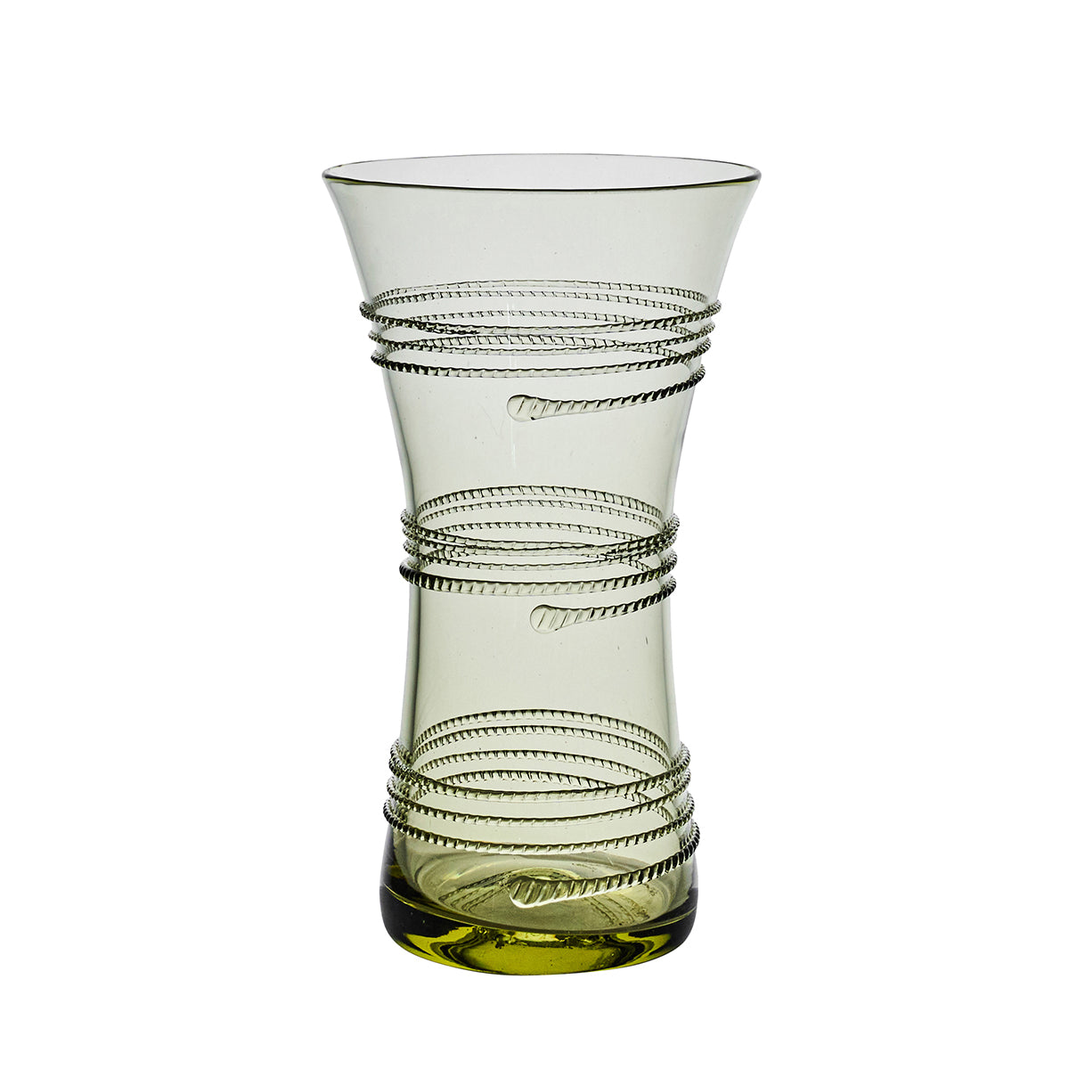 Ella 9" Corset Vase in Green