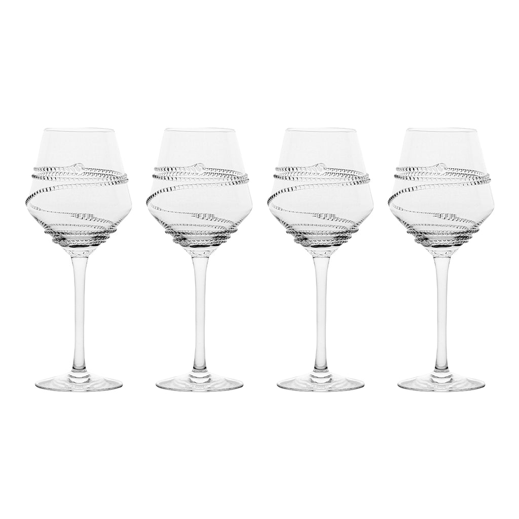 Chloe Stemmed White Wine Glass, Set of 4