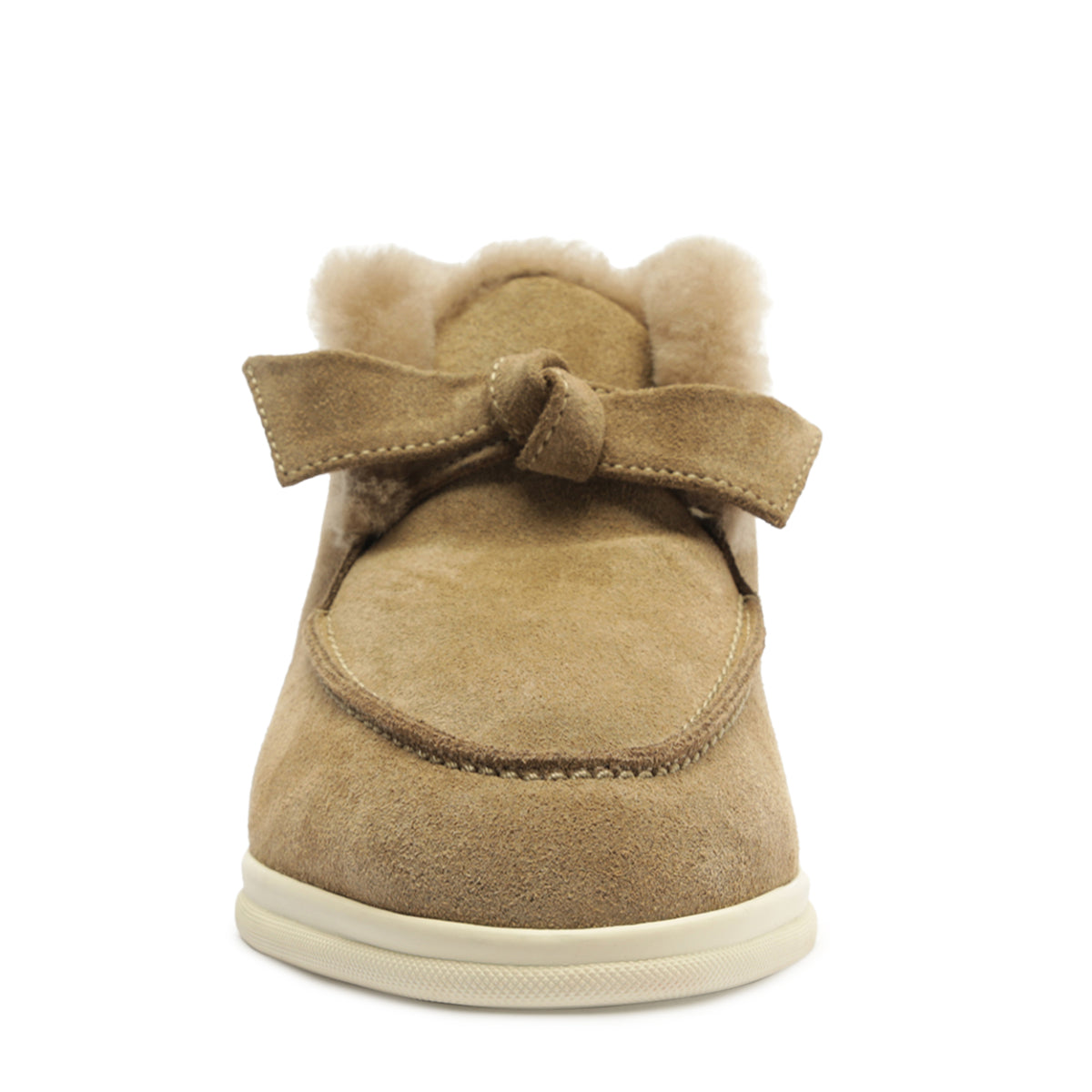 Clarita Shearling Slip On Bootie in Semolina