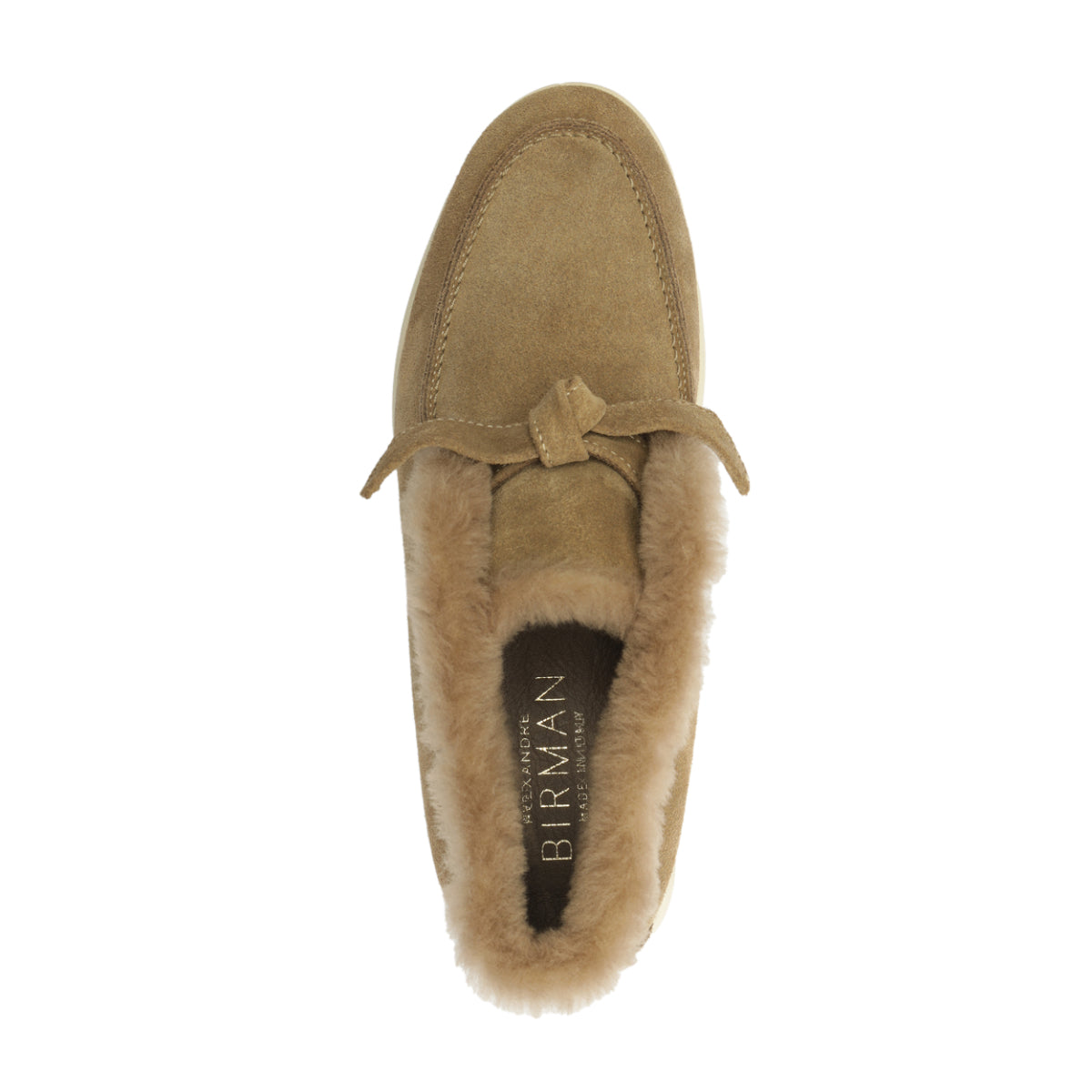 Clarita Shearling Slip On Bootie in Semolina