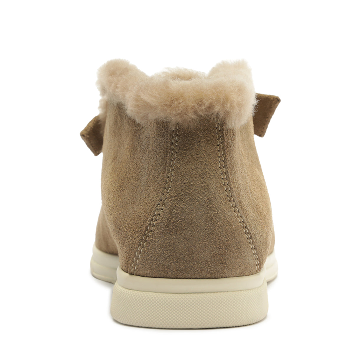 Clarita Shearling Slip On Bootie in Semolina