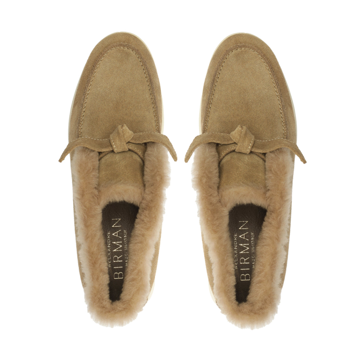 Clarita Shearling Slip On Bootie in Semolina