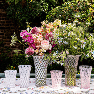 Trellis Large Tumbler in Blush