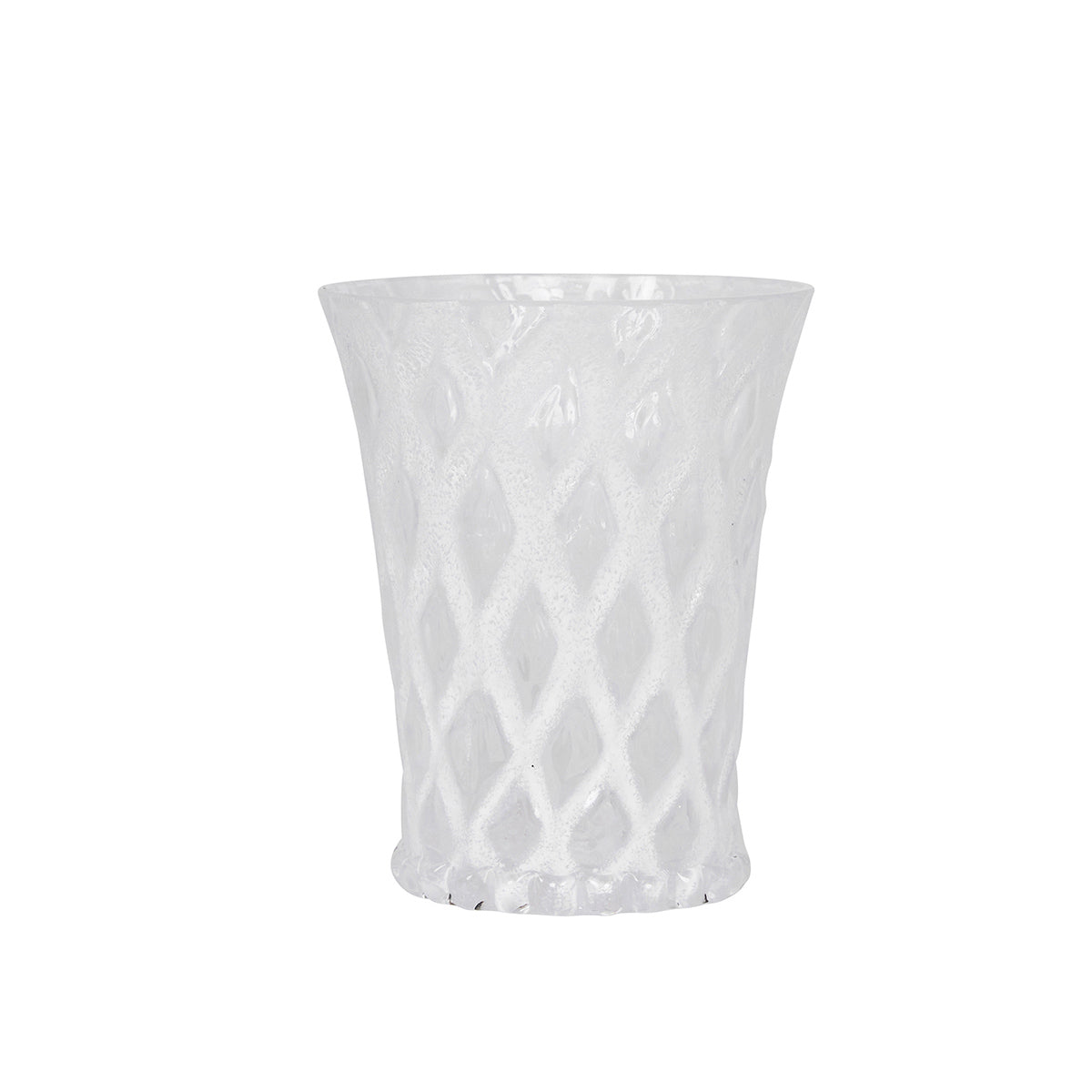 Trellis Small Tumbler in White